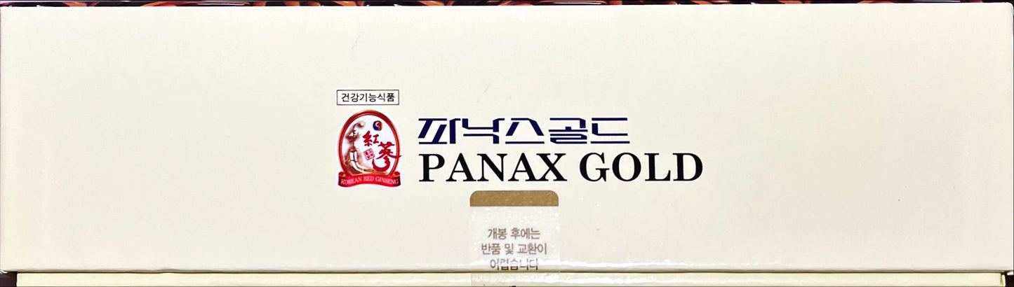 6YEARS KOREAN RED GINSENG PANAX GOLD CAPSULE - SAPONIN GINSENOSIDE NATURAL SUPER FOOD 620mg x 60 Capsules × 3 Box