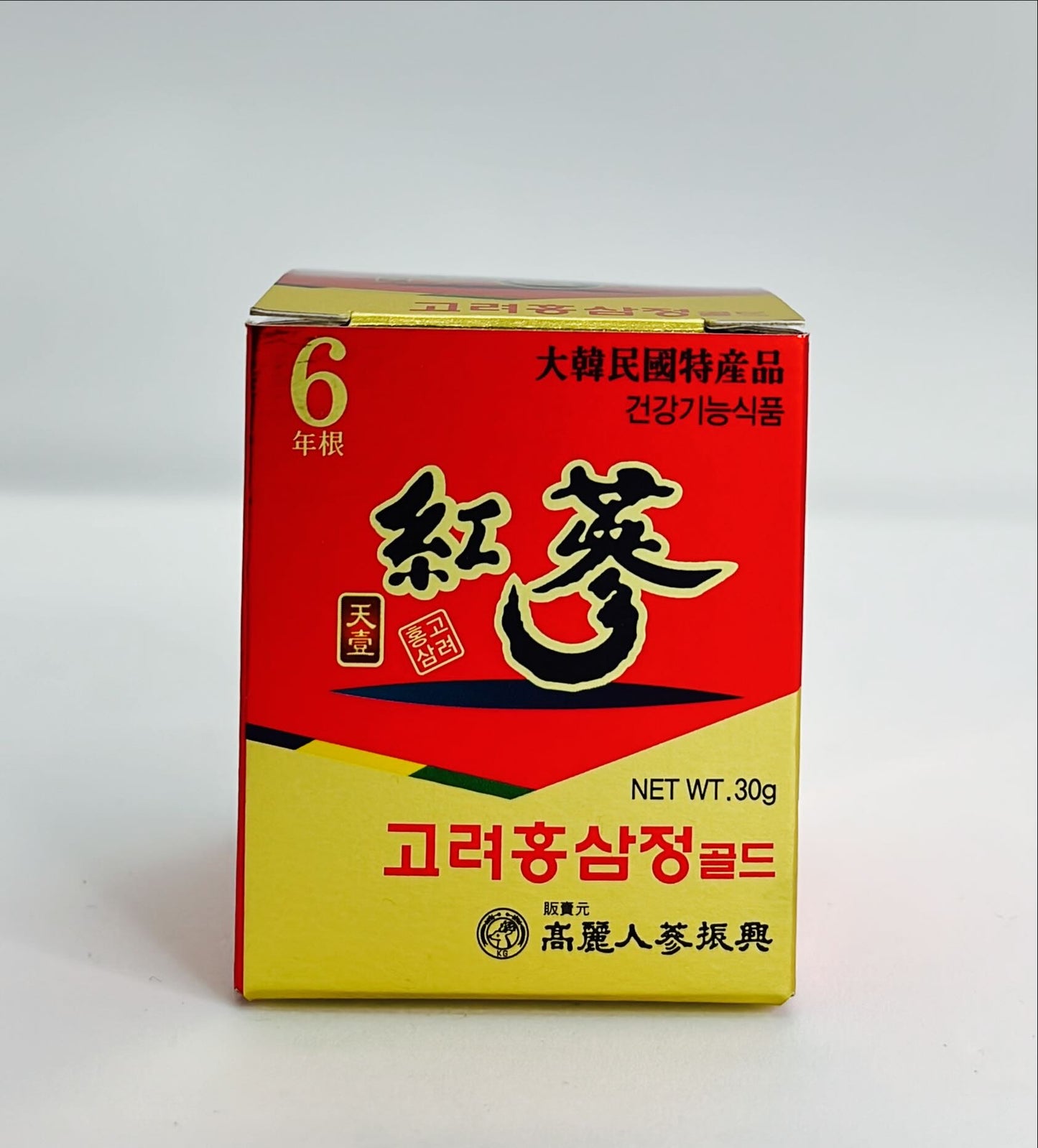 6YEARS Korean RED Ginseng Extract Gold - Ginseng Saponin GINSENOSIDE Natural Super Food Pure Extract 100% (30g)